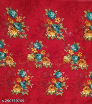 Combo Floral Sarees, Set of 2, Georgette Printed Sarees With Blouse Piece