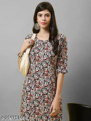 Polyster/Crepe fabric-Kurti For Women
