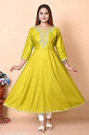 ParamountNx Women's Anarkali Kurti , Trendy Festive Wear, Size- S to XXL