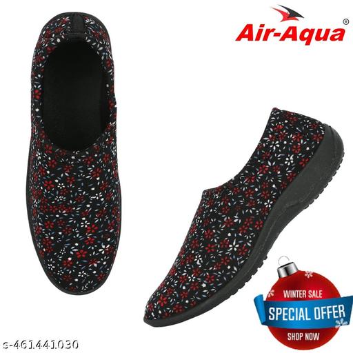Airaqua Daily Wear Shoes / Women's SlipOn Running Shoe / Winter Bellies/ Walking, Gym, Training, Casual Shoes