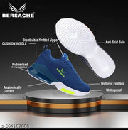 Bersache Lightweight Sports Outdoor,walking, Gym, Training,Running and Hiking Shoes For Men (Blue)-PRI-9049