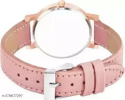 Pink Attractive Fancy New Design stylish Watches For Women And Girl
