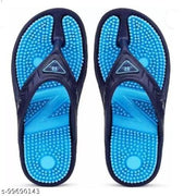 Blue Colorblocked Thong Flip-flops For Men