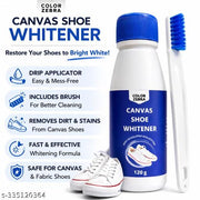 Color Zebra Quick Canvas Shoe Whitener | Pack of 2 (2 x 120 ML) |Improved Formulation