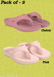 Daily wear EVA slippers For Women's Combo Pack of 2