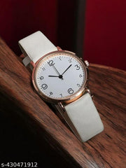 Leather belt Women Girls Watches