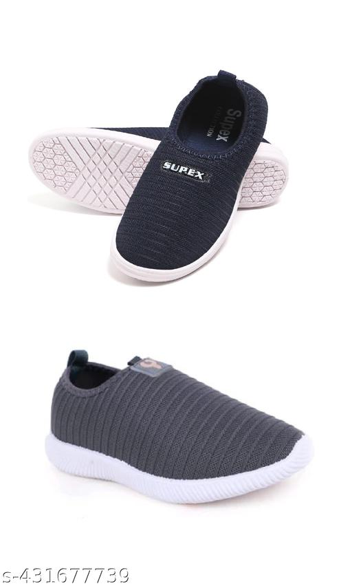 SUPEX Women's Walking Slip on Outdoor Shoes Sneakers For Women and Girls COMBO OF 2