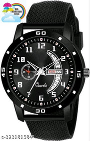 Stainless Steel Strap Day Date Analog Watch For Men