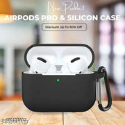 Airpod Pro with Silicon Case True Wireless Bluetooth Earphones with 3 Hours of Playtime & Compatible for all Smartphones (White)