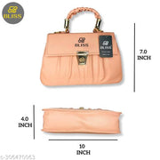"Stylish Classic Women Sling Bag (Peach) | Elegant attractive beautiful sling bag for women (Peach)| Gorgeous Stylish Handbag| Peach Sling Bag For Girls & Womens|"