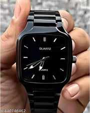 Classic analog watch for men and boys in Black colour