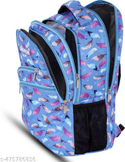 Stylish Printed Backpack - Perfect for School, College, and Travel Adventures for Girls
