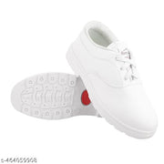 White School Shoes for Boys & Kids with Laces – Comfortable, Lightweight, Stylish