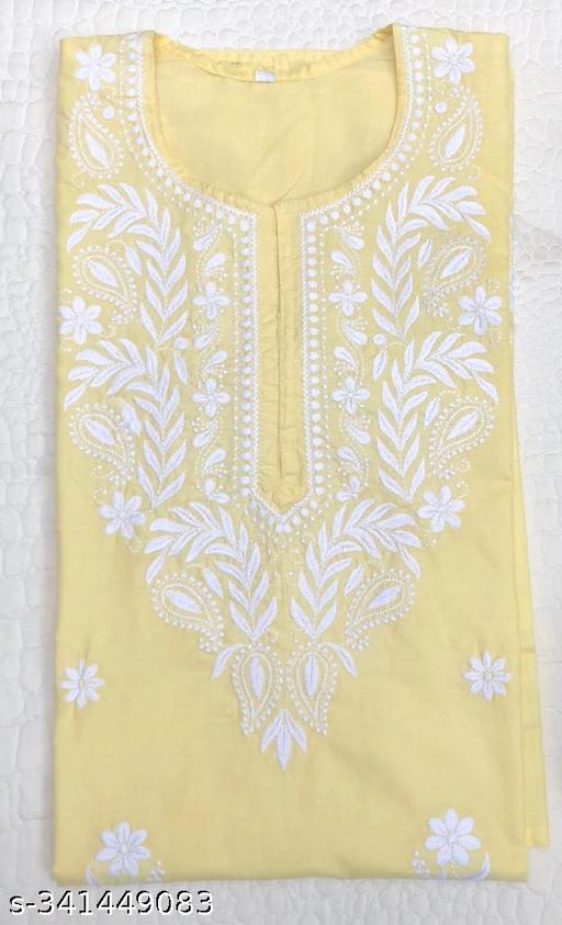 Cotton Chikankari Kurti