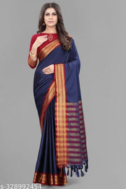 Plain Silk Saree