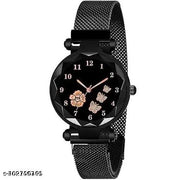3BF Design Watch For Girls With Magnet Strap