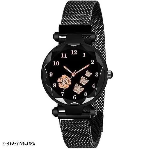 3BF Design Watch For Girls With Magnet Strap