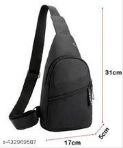 VESMEI Sling Cross Body Travel Office Business Messenger One Side Shoulder Bag