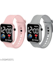 Digital Watch - For Boys Pink And Gray LATEST DESIGN LUXURIOUS TRENDING Digital Watch - For Boys And Girls