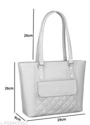 Stylish Women’s PU Leather Tote Bag | Trendy Shoulder Handbag for Girls & Women