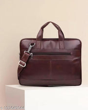 New stylish faux leather laptop bag with laptop padded and water resistant.