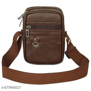 Leather Small Sling Bag for Men | Chest Slinger bag | Crossbody Bag| Side Bag Men | Mini Leather Slings | Corporate Gift Item | Passport Sling.