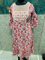 Printed Anarkali Full length Kurti