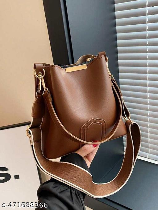 The Perfect Companion: A PU Leather Women's Handbag with Two Handles and One Spacious Compartment for Office, Travel, Party, and Casual Use