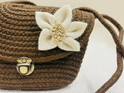 Ariya Decor Sling Hand Bag For Women, Brown Pack of 1