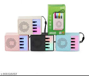 M413SP Dynamic Wireless Mini Speaker with USB/TF Card Slot/FM & Multicolour LED Lights