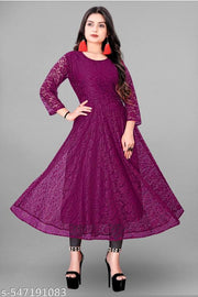 Elegant Net Gown for Women – Perfect for Parties & Special Occasions