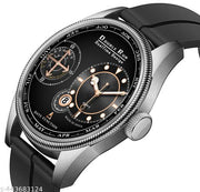 Chonograph Date Display Radium Dial Analoge Magnetic Belt Watch for Men S_18025