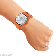 Two-in-one detachable bracelet strap day & date watch for Men | watch for Boys (Tan)