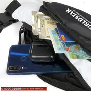 Waist Bag for Women and Men/Fanny Pack with 3-Zipper Pockets Waist Pouch for Hiking, Travel, Camping, Running, Sports Outdoors and Adventures Money Phone Belt with Adjustable Strap