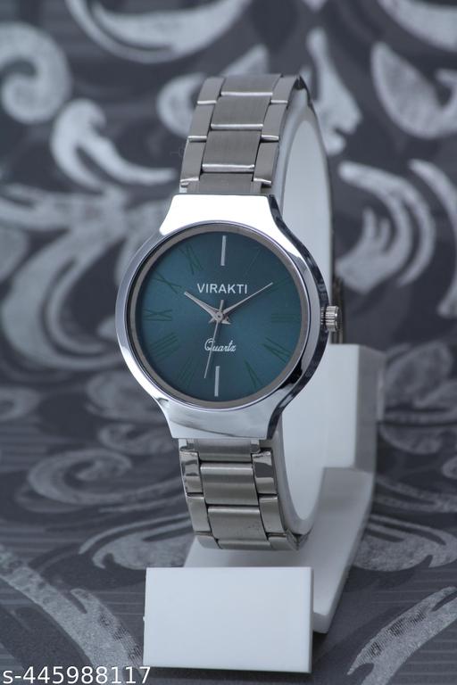 Unique round fancy dail high quality stainless steel chain watches for girls and women