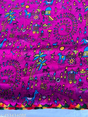 Georgette Printed Saree (With Lace Border)