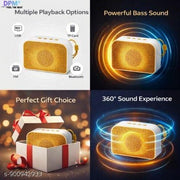 DPM Portable Bluetooth Music Speaker with Karaoke Mic Wireless Sound System for Singing and Fun