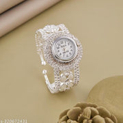 GC premium jewellery Women's Silver Pearl Bracelet Watch | Pearl Diamond Bracelets Watch For Girl And Women