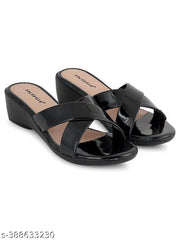 IKAGI Women's Fashion Sandals | Comfortable for All Formal and Casual Occassions | Casual and Stylish Wedge For Women & Girls