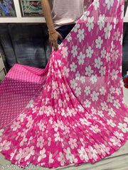 Beautifully Georgette Printed Saree