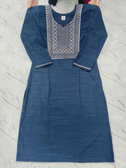 Embroidery kurti combo set's