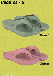 Daily wear EVA slippers For Women's Combo Pack of 2
