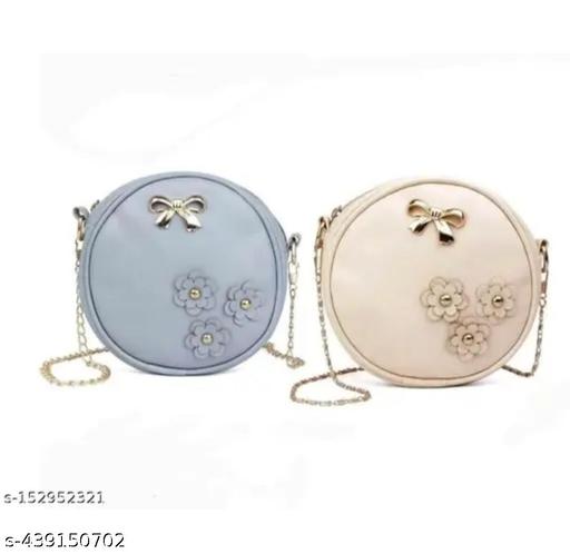 Stylish sling bag for girls combo 2 pes