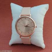 New Antique Designer LEather Strap Analog Watch for Girls and Women