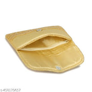 Women designer beaded yellow Clutch For Women.