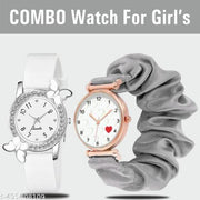 Butterflly White | Heart Dial | Ribbin Belt(Combo)