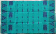 Raj Saree House Women's Bengali Pure Cotton Handloom Saree I Tant Saree I Bengali Saree  Daily  wear Tant   ( C-GREEN // Without Blouse)
