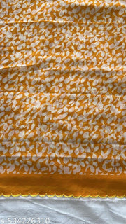 Georgette Printed Saree(With Dori Border)