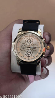 New Trading Casual Silicon Strap men watch Pack of -1