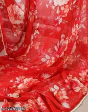 Trendy Pearl Lace Floral Saree | Lightweight Georgette Fabric!!New Floral Georgette Saree with Moti Lace | Elegant Look!!Elegant Georgette Saree with Pearl Lace & Floral Print!!Designer Floral Georgette Saree | Moti Lace Work | With Blouse